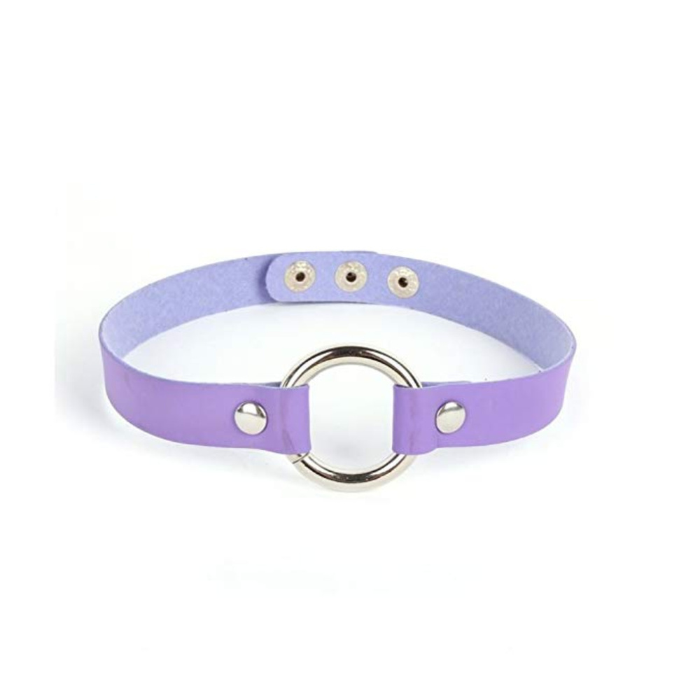 D-Ring Choker in Purple